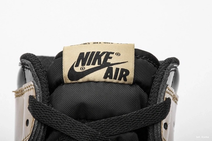 Patent Toe Gold Retro High NRG 1 861428-007 Jordan  0314